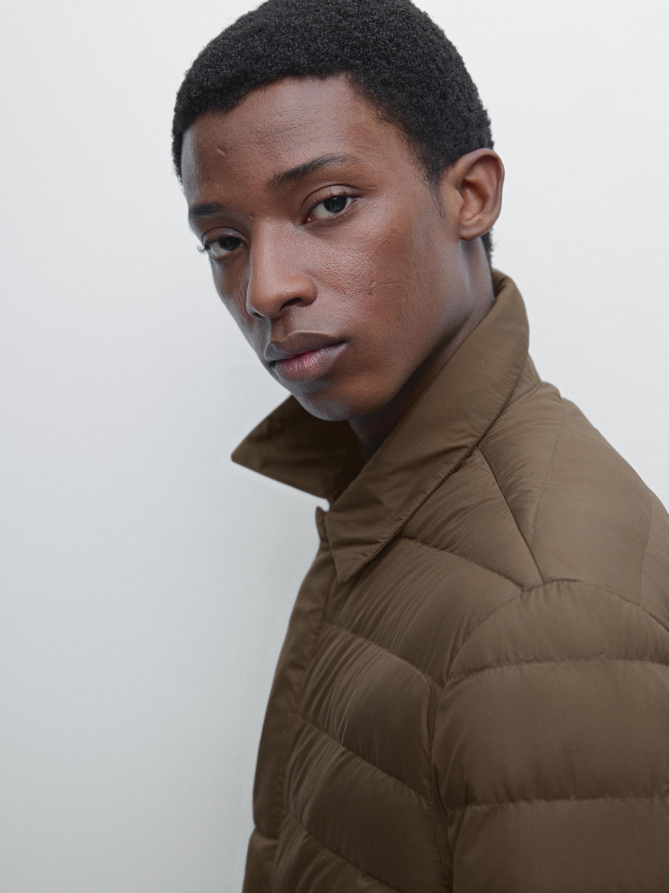 Extra lightweight puffer jacket